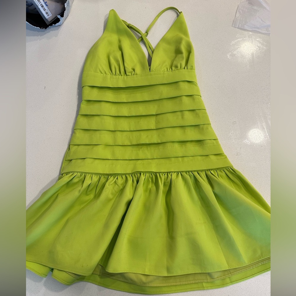 Green Mini dress